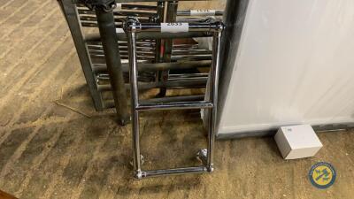 Chrome towel rails with fittings new