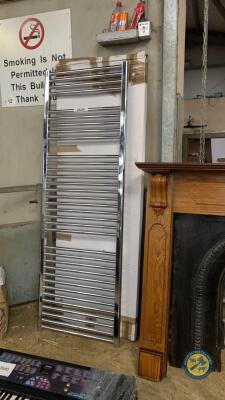 Chrome towel rails with fittings new