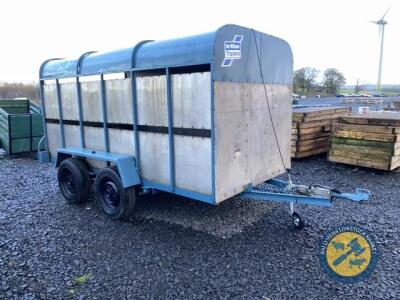 Ifor Williams cattle trailer 12x5'9", new jockey wheel & lights