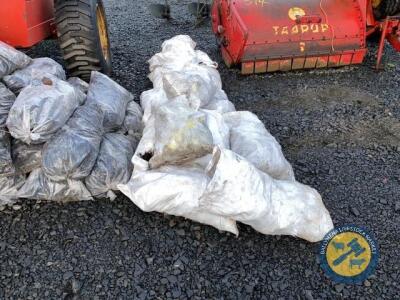 15x white bags of peat little damp