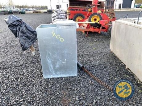 Steel box with auger