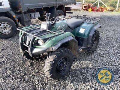 Yamaha Grizzly 4500c 2012, key, petrol, starts, runs, drives