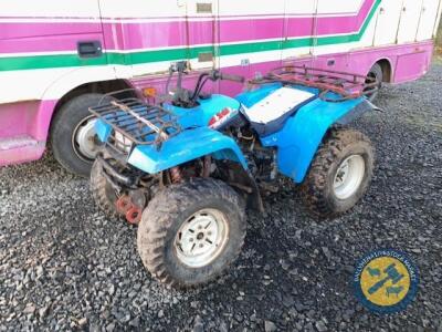 Yahama Big Bear 350 Blue quad, petrol for spares or repair