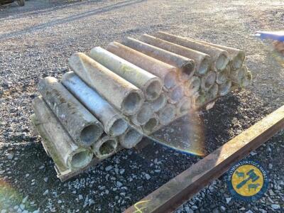 26x 6" concrete pipes