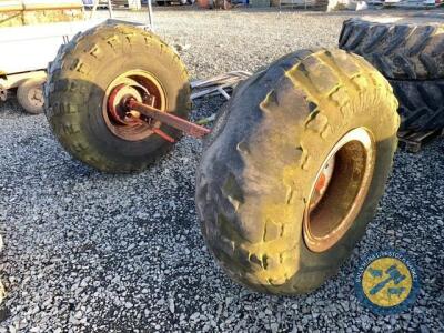 Star tanker axle & wheels