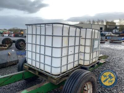 2x IBC 1000L cubes