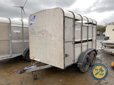 Ifor Williams 10x5'9" trailer, lights & brakes working, new tyres