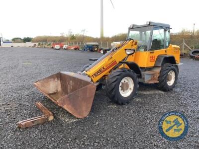 Terex TM 200-R telehandler 2005, PO55 WWG, no MOT, 6877hrs, key, diesel, with bucket & pallet toes