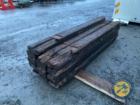 13x railway sleepers