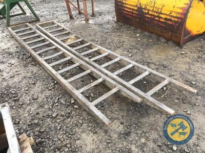 Set of heavy duty ramps