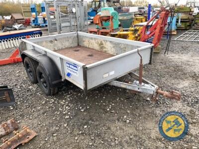 Ifor Williams 8x5 builders trailer lights good no brakes