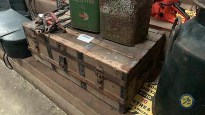 Storage trunk antique