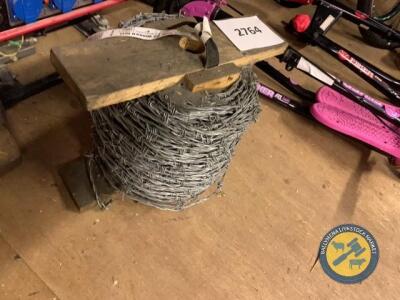 Roll of barb wire