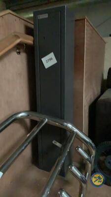 Safe guard gun cabinet key in office