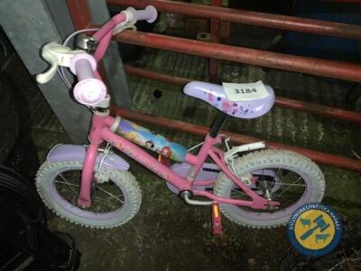 Girls princess bike