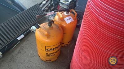 Two gas cylinders