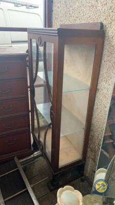 Antique cabinet with key