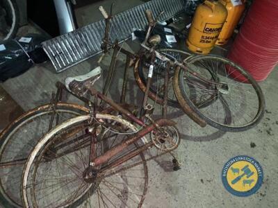 Two vintage bikes