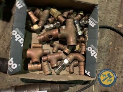 Box of copper fittings