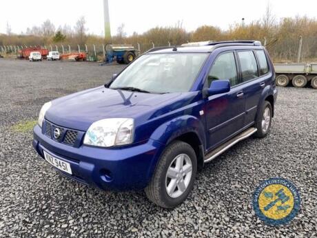 Nissan X Trail 2L 2006, KNZ 9451, MOT March22, 126,000miles, taxbook to be posted, key, diesel