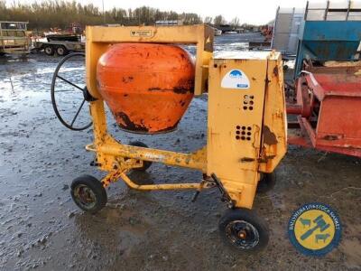 Belle 100XT electric single phase cement mixer video available