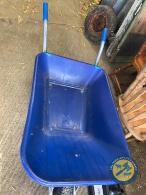 Blue wheelbarrow granger