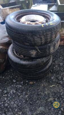 4x car tyres & rims 175-70-R14