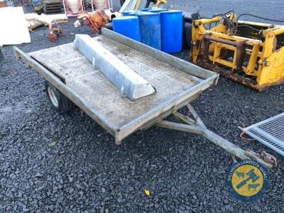 8x5 galvanised trailer with aluminium floor no lights would suit