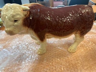 Hereford bull ornament