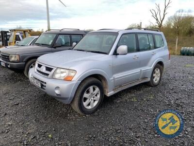 Mitsubushi Shogun DI-D Eleg-CE 2005, 3200cc, CEZ 4157, MOT June22, 124,500miles, taxbook & key, diesel