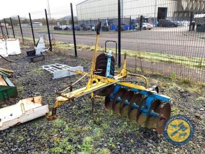 Bedford single disc harrow rare model