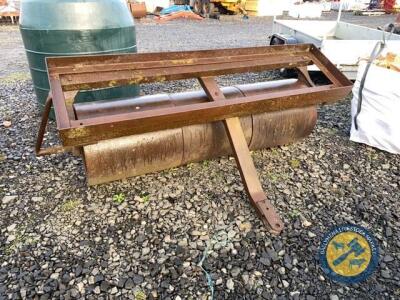 Vintage cast iron roller