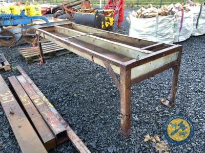 8ft double feed cattle feed trough