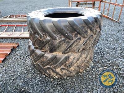 2x Michelin tyres 540-65-R30