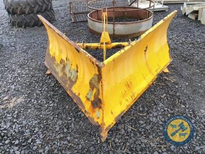 Yellow Grays snow plough