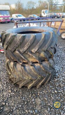 2X TYRES 600-65-26.5