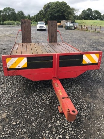 10x6 Ifor Williams plant trailer