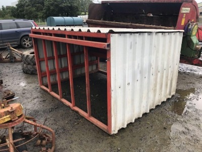 13x6.6 trailer body with rack